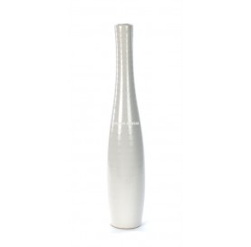 IVOIRE Vase rond 42 cm blanc.