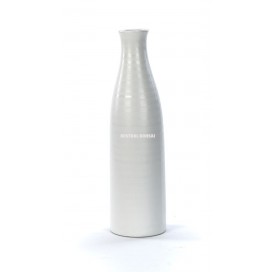 IVOIRE Vase rund 31 cm. Weiß