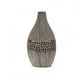 KHARTOUM Vase 22 cm. Schwarz