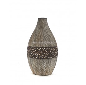 KHARTOUM Vase 31 cm. Schwarz