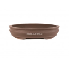 Pot ovale pour bonsaï 61x45x14 cm. Non émaillé.