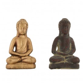 Mixed terracotta buddha...