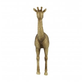 Estatua jirafa oro 25 cm.