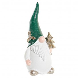 Christmas figures. Dark green gnome 20 cm