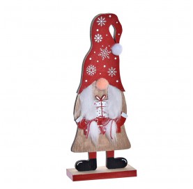 Christmas figures. Gnome with red hat 24 cm