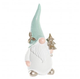 Christmas figures. Green gnome 20 cm