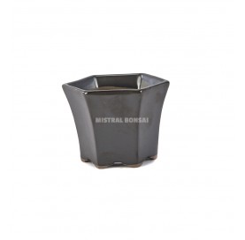 Hexagonal bonsai pot 8 cm...