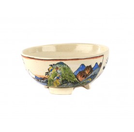 Senzan Collection. Bonsaischale rund aus Keramik 12 cm "Nature"