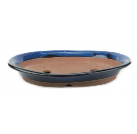 Bonsaischale oval aus Keramik 34.5 cm.