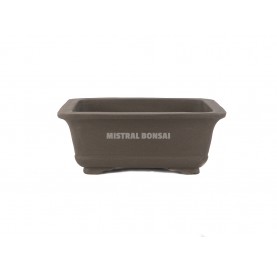 Rectangular bonsai pot 38x29x15 cm unglazed