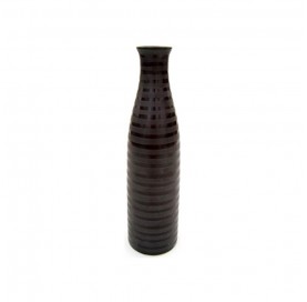 IVOIRE Round vase 31 cm black.