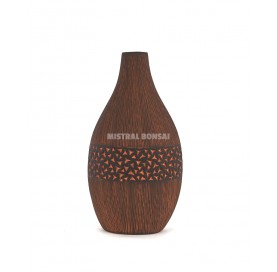 KHARTOUM Vase 22 cm brown.