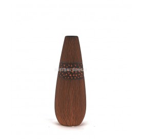 KHARTOUM Vase 23 cm marron.