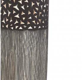 KHARTOUM Vase 38.5 cm noir.