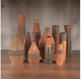 KHARTOUM Vase 38.5 cm brown.