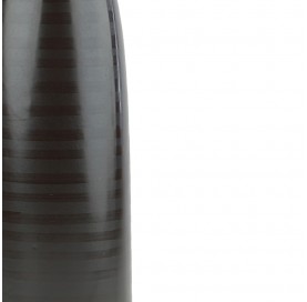 IVOIRE Round vase 31 cm black.