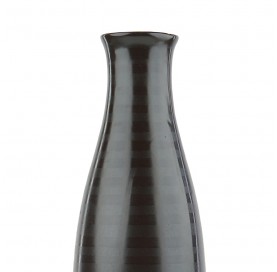 IVOIRE Round vase 31 cm black.