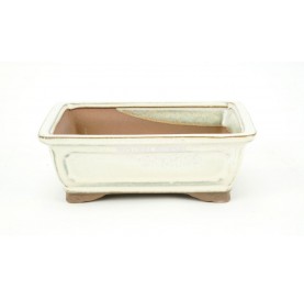 BASIC CLASS Rectangular pot 16 cm cream