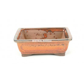 BASIC CLASS Pot rectangulaire 16 cm rouille