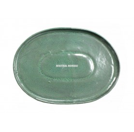 Oval bonsai saucer 16 cm....