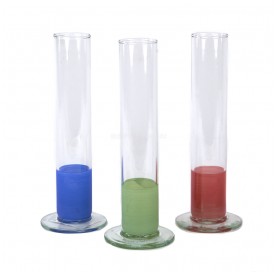 Vase tube en verre 20 cm...