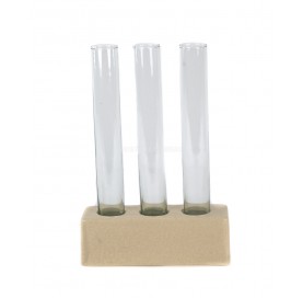 TRIPROBETA de vidrio 23 cm.