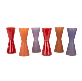Vase en verre de 21 cm aux...