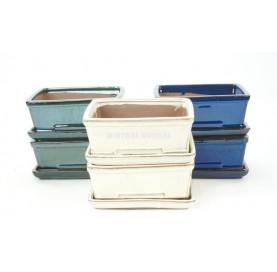 Rectangular pot 18 cm with...
