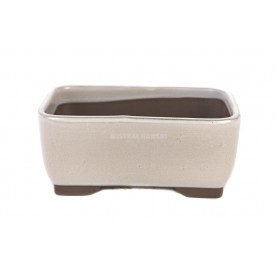 Pot rectangulaire 13.8x9.4x5.6 cm blanc