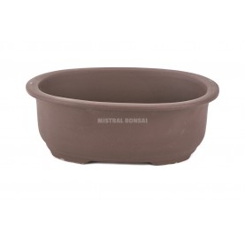 Oval bonsai pot 23.5x19x8.2...