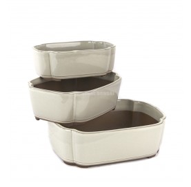 Set-3 Oval schale...