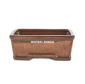 BASIC CLASS Pot rectangulaire 16 cm rouille