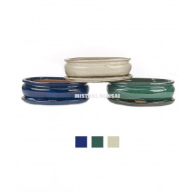 BASIC CLASS pot ovale 21 cm avec plateau couleurs