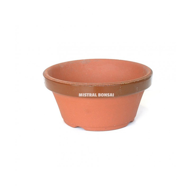 Terracotta round pot of 17 cm