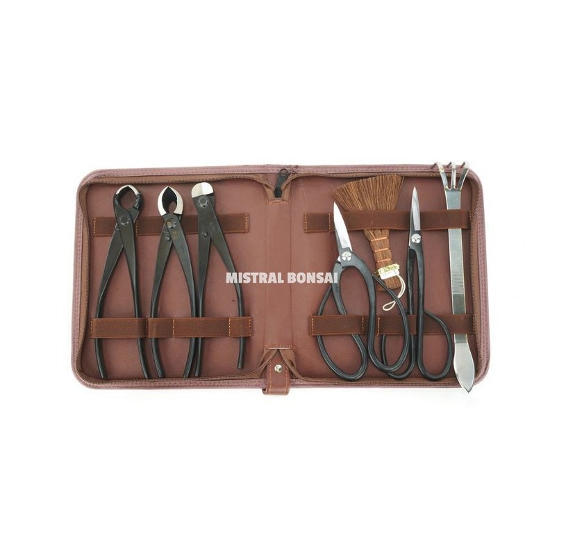 RYUGA Tool case, with 7 bonsai tools