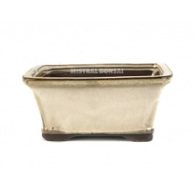 BASIC CLASS Rectangular pot 16 cm cream